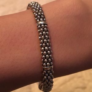 Lagos caviar rope station bracelet